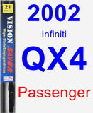 Passenger Wiper Blade for 2002 Infiniti QX4 - Vision Saver