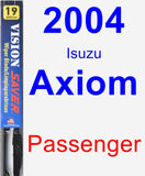 Passenger Wiper Blade for 2004 Isuzu Axiom - Vision Saver