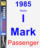 Passenger Wiper Blade for 1985 Isuzu I-Mark - Vision Saver