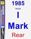 Rear Wiper Blade for 1985 Isuzu I-Mark - Vision Saver