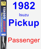 Passenger Wiper Blade for 1982 Isuzu Pickup - Vision Saver