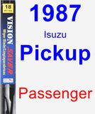 Passenger Wiper Blade for 1987 Isuzu Pickup - Vision Saver