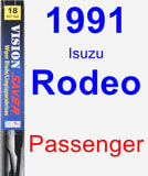 Passenger Wiper Blade for 1991 Isuzu Rodeo - Vision Saver