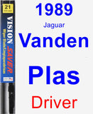 Driver Wiper Blade for 1989 Jaguar Vanden Plas - Vision Saver