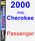 Passenger Wiper Blade for 2000 Jeep Cherokee - Vision Saver