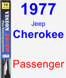 Passenger Wiper Blade for 1977 Jeep Cherokee - Vision Saver