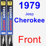 Front Wiper Blade Pack for 1979 Jeep Cherokee - Vision Saver