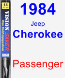 Passenger Wiper Blade for 1984 Jeep Cherokee - Vision Saver