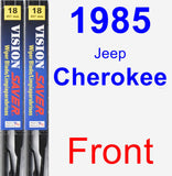 Front Wiper Blade Pack for 1985 Jeep Cherokee - Vision Saver