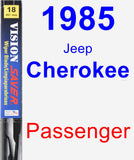 Passenger Wiper Blade for 1985 Jeep Cherokee - Vision Saver