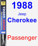 Passenger Wiper Blade for 1988 Jeep Cherokee - Vision Saver