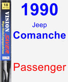 Passenger Wiper Blade for 1990 Jeep Comanche - Vision Saver