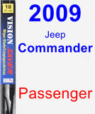 Passenger Wiper Blade for 2009 Jeep Commander - Vision Saver