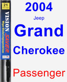 Passenger Wiper Blade for 2004 Jeep Grand Cherokee - Vision Saver