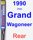 Rear Wiper Blade for 1990 Jeep Grand Wagoneer - Vision Saver