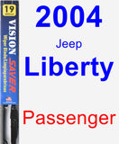 Passenger Wiper Blade for 2004 Jeep Liberty - Vision Saver