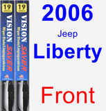 Front Wiper Blade Pack for 2006 Jeep Liberty - Vision Saver