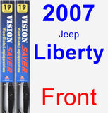 Front Wiper Blade Pack for 2007 Jeep Liberty - Vision Saver