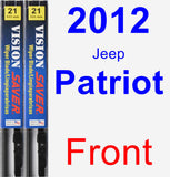 Front Wiper Blade Pack for 2012 Jeep Patriot - Vision Saver