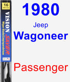 Passenger Wiper Blade for 1980 Jeep Wagoneer - Vision Saver