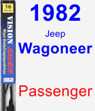 Passenger Wiper Blade for 1982 Jeep Wagoneer - Vision Saver