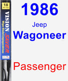 Passenger Wiper Blade for 1986 Jeep Wagoneer - Vision Saver