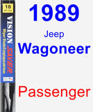 Passenger Wiper Blade for 1989 Jeep Wagoneer - Vision Saver