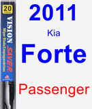 Passenger Wiper Blade for 2011 Kia Forte - Vision Saver