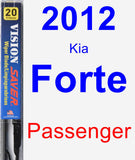 Passenger Wiper Blade for 2012 Kia Forte - Vision Saver