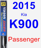 Passenger Wiper Blade for 2015 Kia K900 - Vision Saver