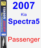 Passenger Wiper Blade for 2007 Kia Spectra5 - Vision Saver