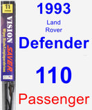 Passenger Wiper Blade for 1993 Land Rover Defender 110 - Vision Saver