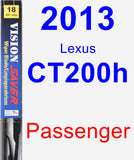 Passenger Wiper Blade for 2013 Lexus CT200h - Vision Saver