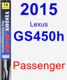 Passenger Wiper Blade for 2015 Lexus GS450h - Vision Saver