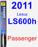 Passenger Wiper Blade for 2011 Lexus LS600h - Vision Saver