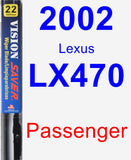 Passenger Wiper Blade for 2002 Lexus LX470 - Vision Saver