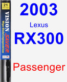 Passenger Wiper Blade for 2003 Lexus RX300 - Vision Saver