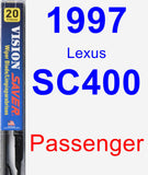 Passenger Wiper Blade for 1997 Lexus SC400 - Vision Saver