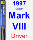 Driver Wiper Blade for 1997 Lincoln Mark VIII - Vision Saver