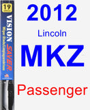 Passenger Wiper Blade for 2012 Lincoln MKZ - Vision Saver