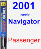 Passenger Wiper Blade for 2001 Lincoln Navigator - Vision Saver