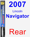 Rear Wiper Blade for 2007 Lincoln Navigator - Vision Saver