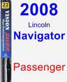 Passenger Wiper Blade for 2008 Lincoln Navigator - Vision Saver