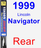 Rear Wiper Blade for 1999 Lincoln Navigator - Vision Saver