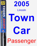 Passenger Wiper Blade for 2005 Lincoln Town Car - Vision Saver