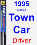 Driver Wiper Blade for 1995 Lincoln Town Car - Vision Saver