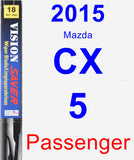 Passenger Wiper Blade for 2015 Mazda CX-5 - Vision Saver