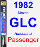 Passenger Wiper Blade for 1982 Mazda GLC - Vision Saver