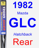 Rear Wiper Blade for 1982 Mazda GLC - Vision Saver