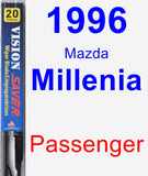 Passenger Wiper Blade for 1996 Mazda Millenia - Vision Saver